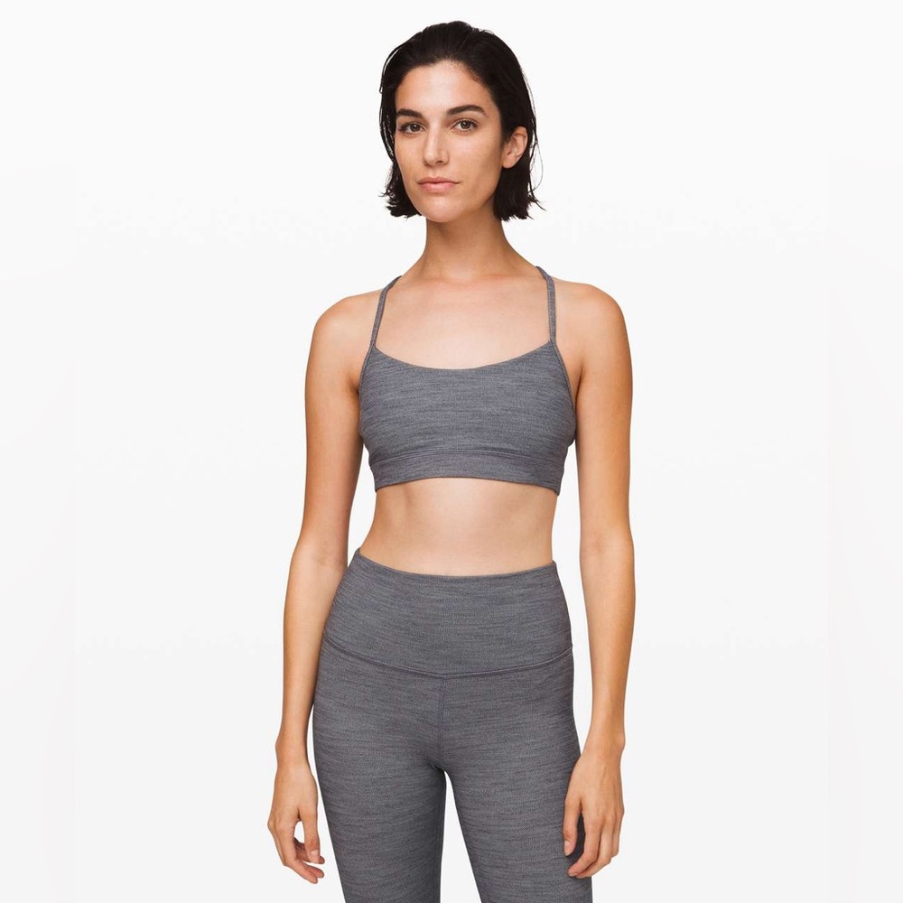 NWT Lululemon Flow Y Bra Nulu Activewear Yoga Gym Workout Fitness Training